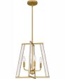 Mayline Large 4-light Pendant Light Gold Hot on Sale