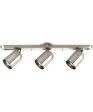 3-Light Multi Directional Roundback Wall Ceiling Fixture Brushed Nickel Online