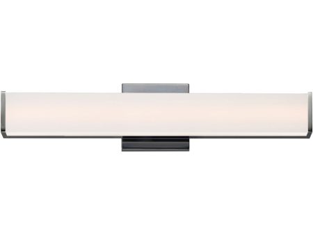 Baritone 24 inch LED Bath Vanity Satin Nickel For Cheap