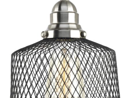 Tilley 1-Light Coastal Pendant Light Brushed Nickel Fashion