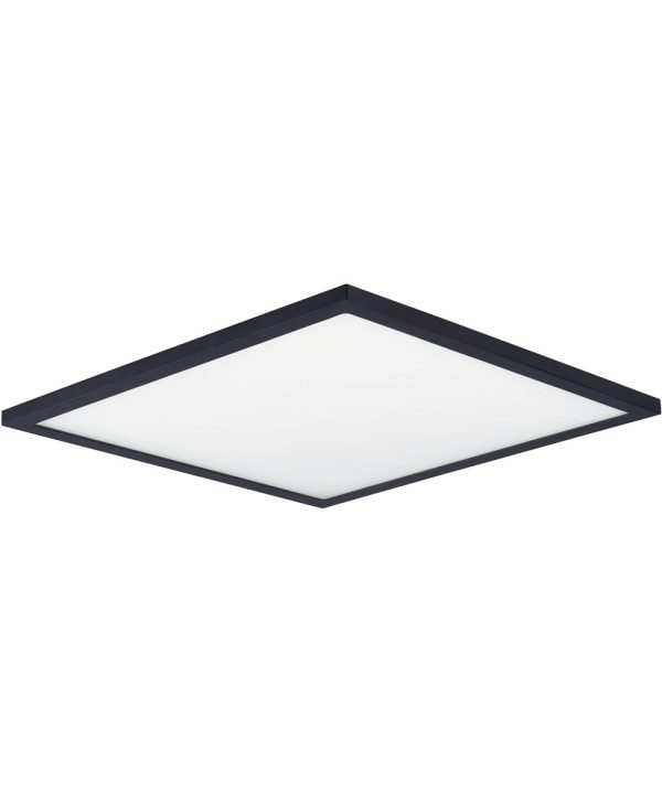 Wafer 15 inch SQ LED Surface Mount 3000K Black on Sale