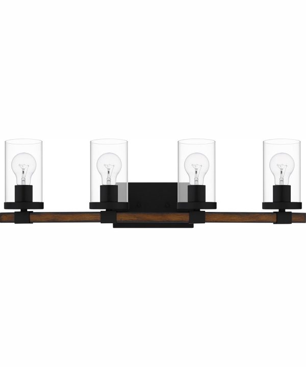 Nottinghill Extra Large 4-light Bath Light Matte Black on Sale