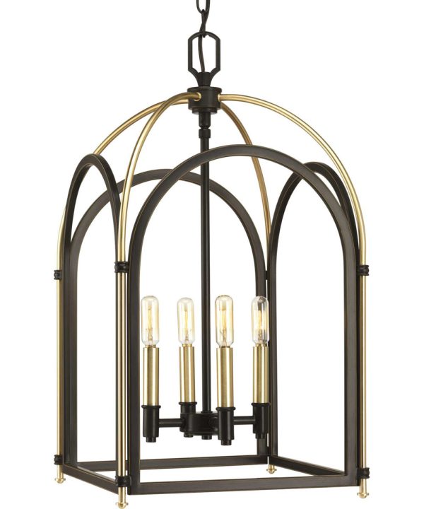 Westfall 4-Light Medium Foyer Pendant Antique Bronze Online Sale