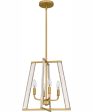 Mayline Large 4-light Pendant Light Gold Hot on Sale