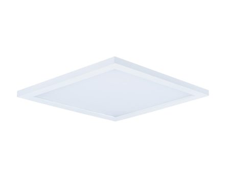 Wafer 15 inch SQ LED Surface Mount 3000K White Fashion