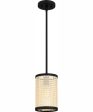 Syrah Small 1-light Mini Pendant Matte Black Hot on Sale