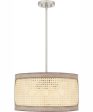 Syrah Large 3-light Pendant Brushed Nickel Supply