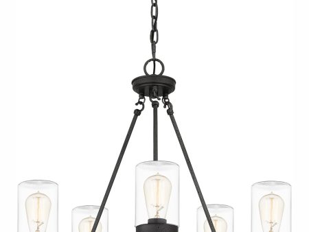 Kelleher 5-light Chandelier Distressed Iron Online