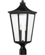 Sutton Place VX 2-Light Outdoor Post Lantern Black Hot on Sale