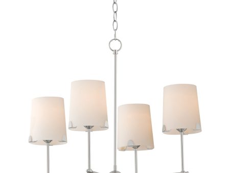 Huntington 4-Light Chandelier Satin Nickel Online