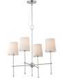 Huntington 4-Light Chandelier Satin Nickel Online