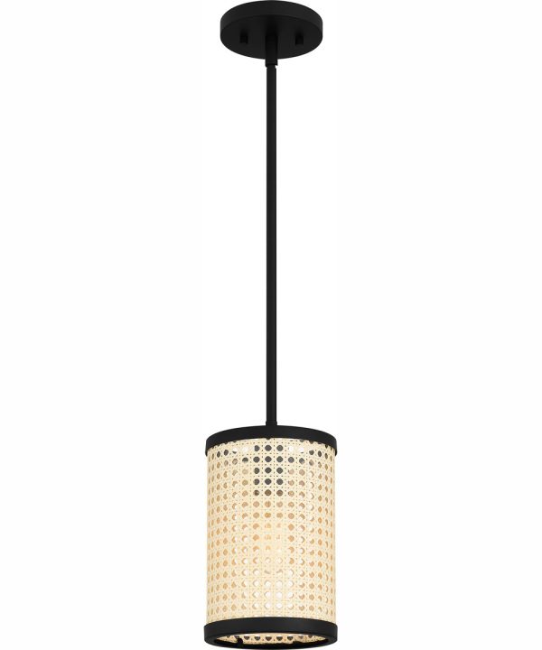 Syrah Small 1-light Mini Pendant Matte Black Hot on Sale