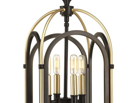 Westfall 4-Light Small Foyer Pendant Antique Bronze Cheap