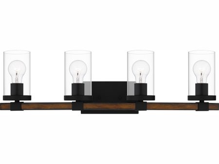 Nottinghill Extra Large 4-light Bath Light Matte Black on Sale