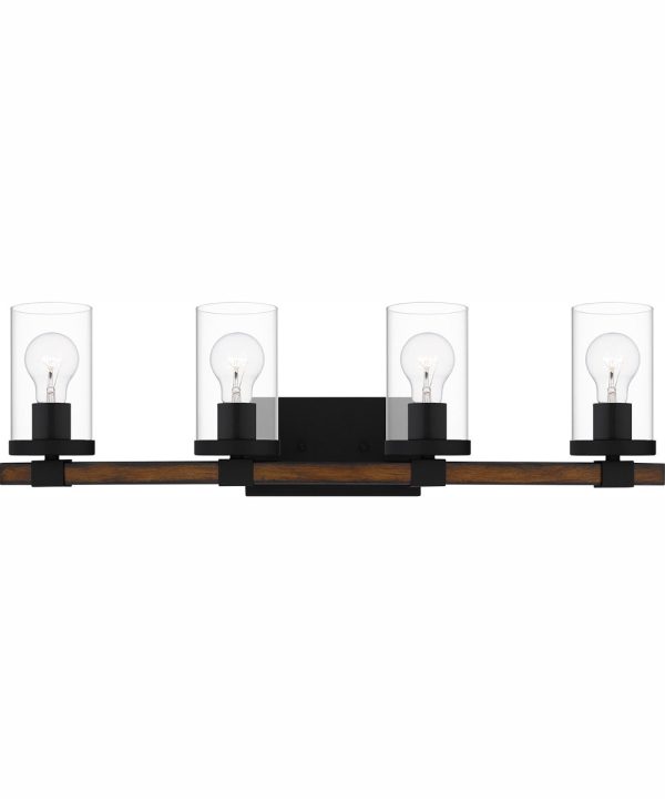 Nottinghill Extra Large 4-light Bath Light Matte Black on Sale