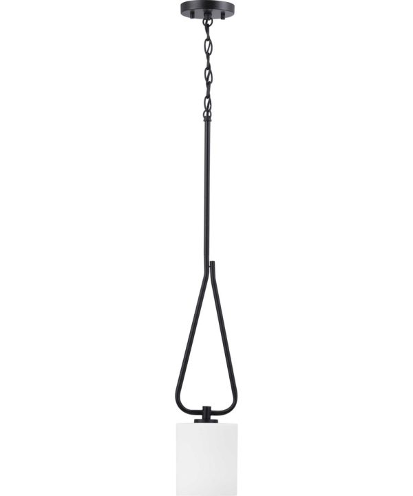 Tobin 1-Light Mini-Pendant Matte Black Online now