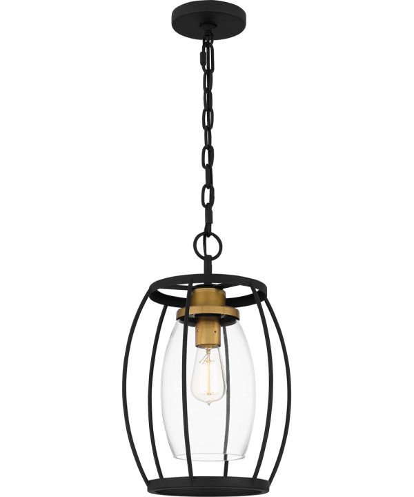 Thyme 1-light Mini Pendant Earth Black For Discount