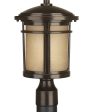 Wish 1-Light Post Lantern Antique Bronze Online Hot Sale