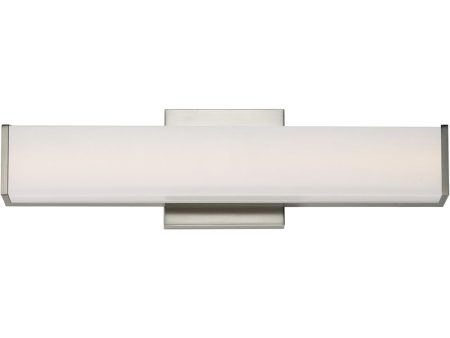 Baritone 18 inch LED Bath Vanity Satin Nickel on Sale