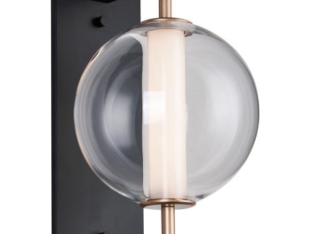 Axle LED Wall Sconce Gold Online now