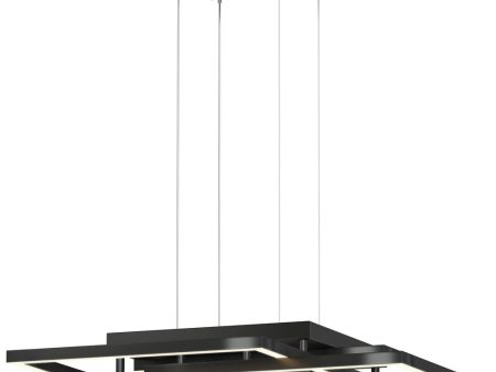 Traverse LED Pendant Black For Sale