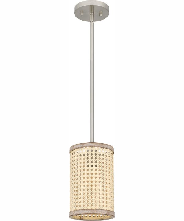 Syrah Small 1-light Mini Pendant Brushed Nickel Sale