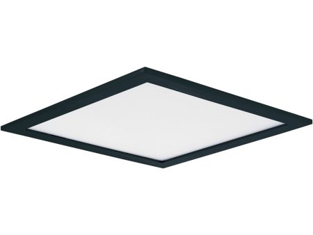 Wafer 9 inch SQ LED Surface Mount 3000K Black For Discount