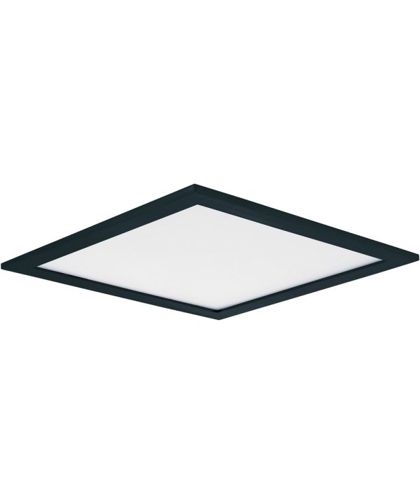 Wafer 9 inch SQ LED Surface Mount 3000K Black For Discount