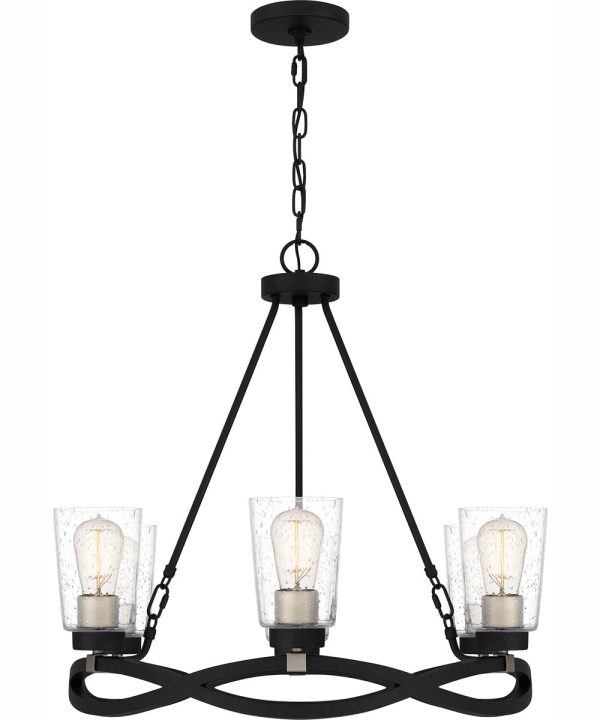 Overlook 6-light Chandelier Earth Black Online Sale