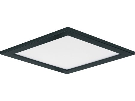 Wafer 7 inch SQ LED Surface Mount 3000K Black Online now