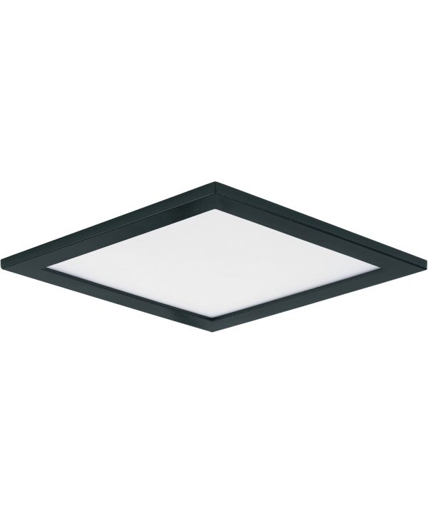 Wafer 7 inch SQ LED Surface Mount 3000K Black Online now