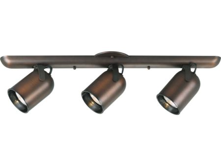 3-Light Multi Directional Roundback Wall Ceiling Fixture Urban Bronze Online Hot Sale