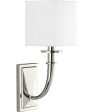 Avana 1-Light Wall Sconce Polished Nickel Fashion