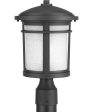 Wish 1-Light LED Post Lantern Textured Black Online now