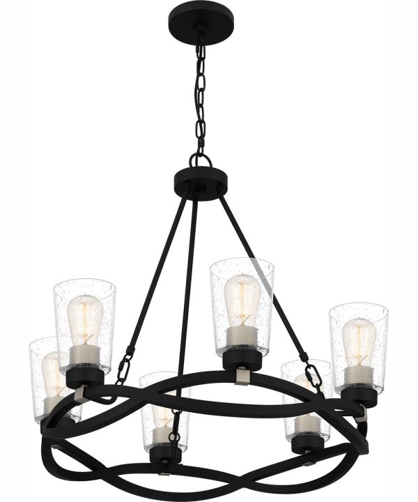 Overlook 6-light Chandelier Earth Black Online Sale