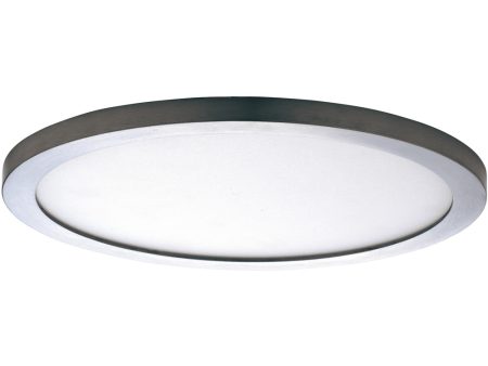 Wafer 15 inch RD LED Surface Mount 3000K Satin Nickel Sale