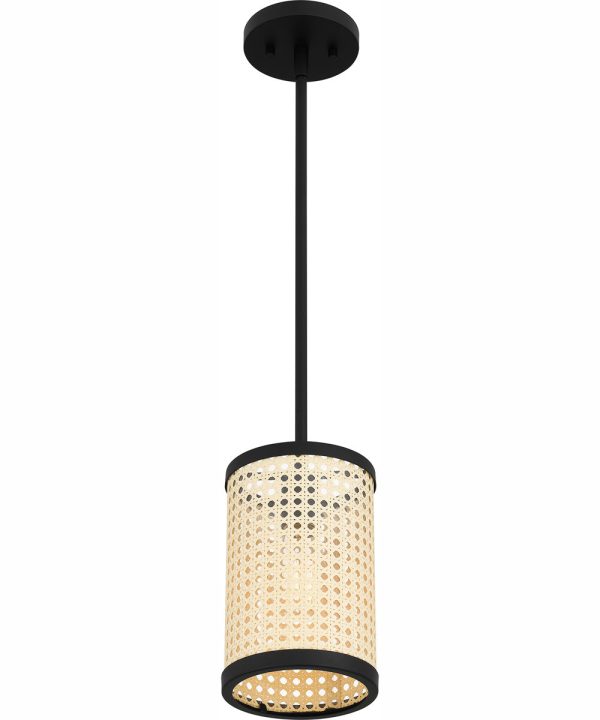 Syrah Small 1-light Mini Pendant Matte Black Hot on Sale