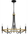 Legare 5-light Chandelier Matte Black Discount