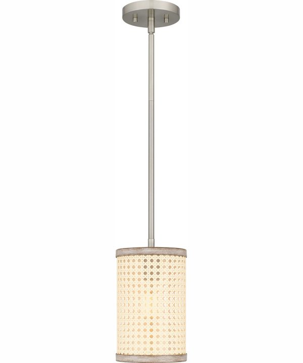 Syrah Small 1-light Mini Pendant Brushed Nickel Sale