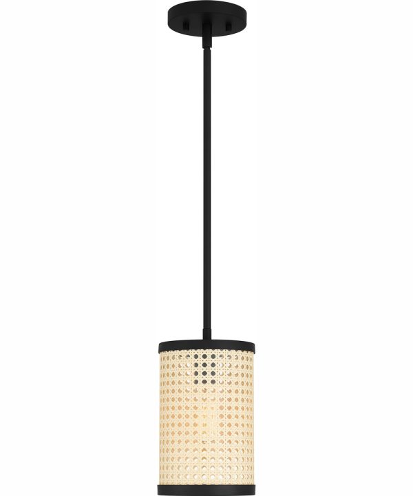 Syrah Small 1-light Mini Pendant Matte Black Hot on Sale