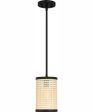 Syrah Small 1-light Mini Pendant Matte Black Hot on Sale