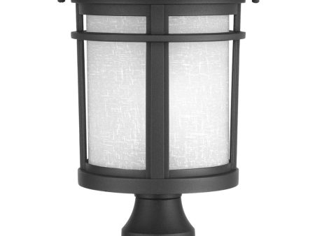 Wish 1-Light Post Lantern Textured Black Supply