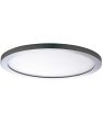 Wafer 7 inch RD LED Surface Mount 3000K Satin Nickel Fashion