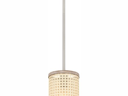 Syrah Small 1-light Mini Pendant Brushed Nickel Sale