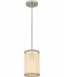 Syrah Small 1-light Mini Pendant Brushed Nickel Sale