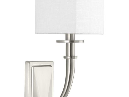 Avana 1-Light Wall Sconce Brushed Nickel Fashion