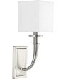 Avana 1-Light Wall Sconce Brushed Nickel Fashion