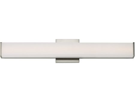 Baritone 30 inch LED Bath Vanity Satin Nickel For Cheap