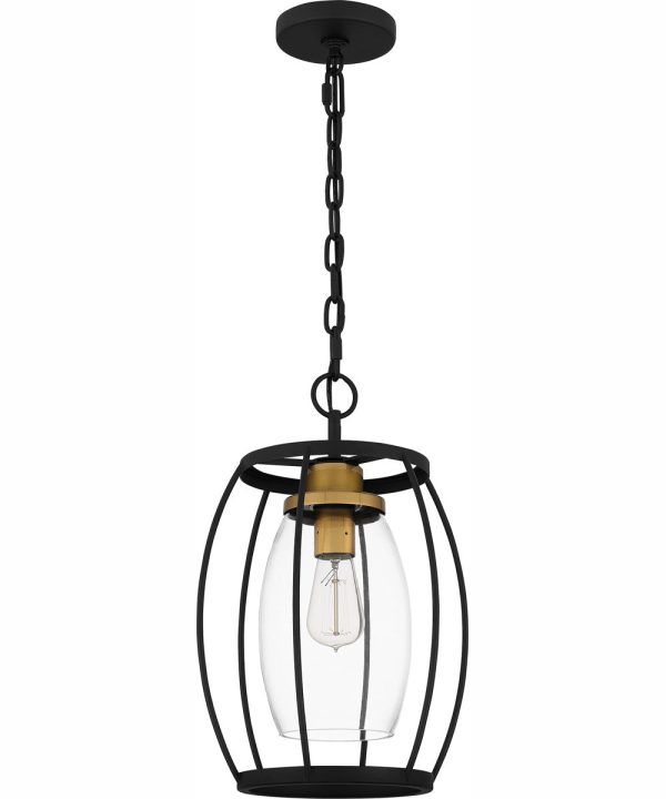 Thyme 1-light Mini Pendant Earth Black For Discount