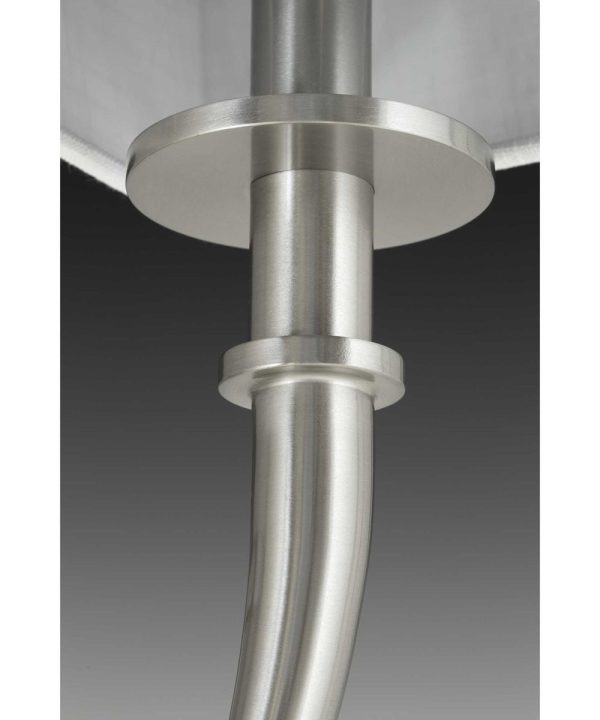 Avana 1-Light Wall Sconce Brushed Nickel Fashion